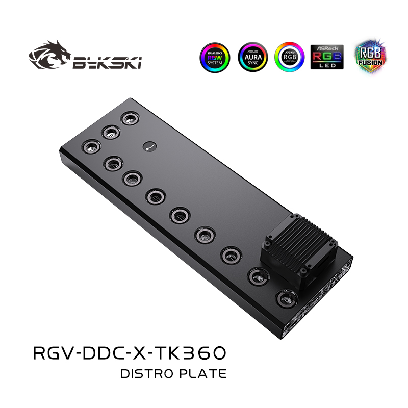 Distro Plate Ddc Pump Combo - Bykski Acryl Distro Plaat/Board Voor Pc