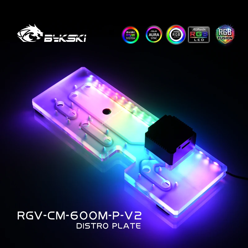 Distro Plate Ddc Pump Combo - Bykski Acryl Distro Plaat / Board